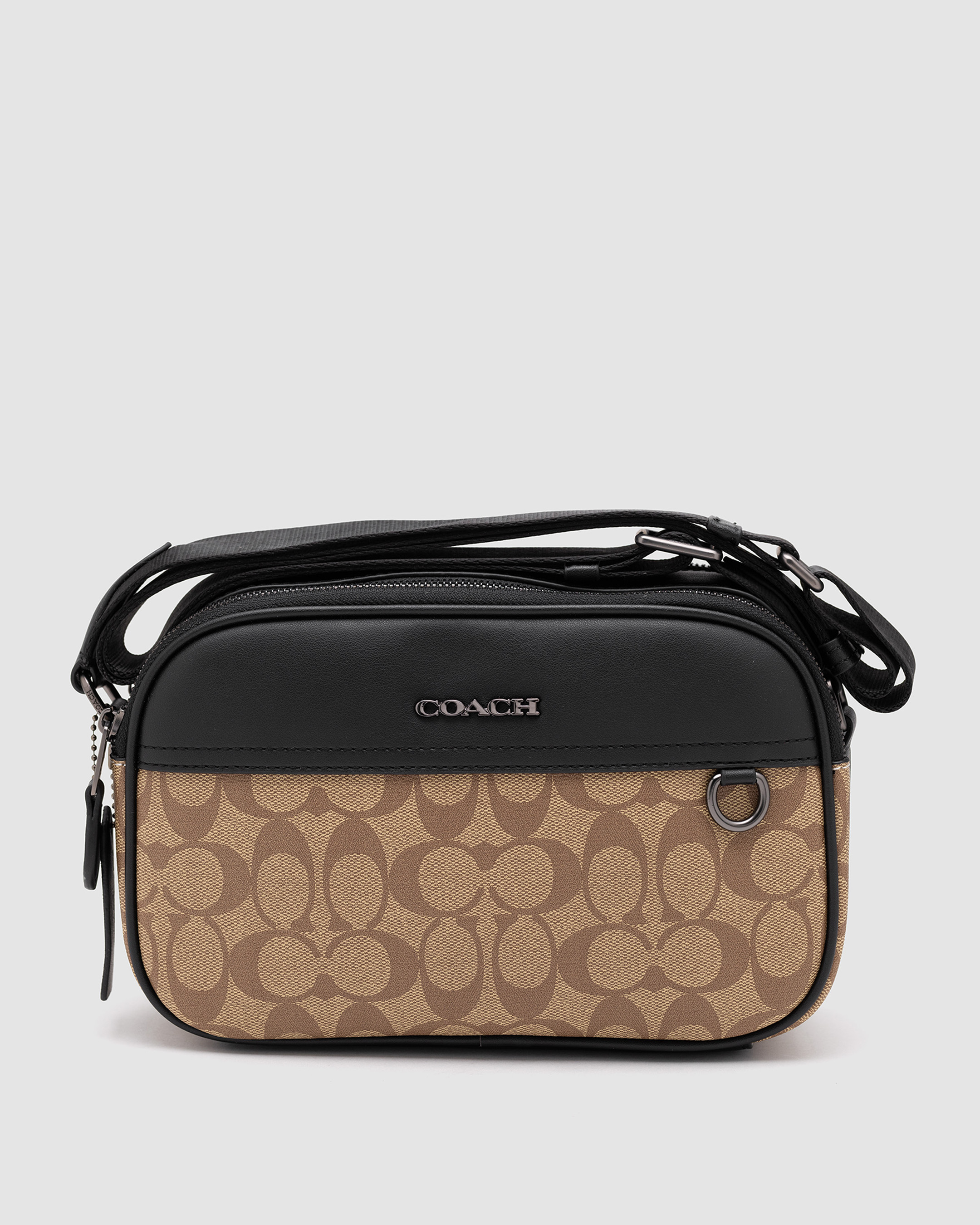 Coach Graham Crossbody In Signature Canvas Sand