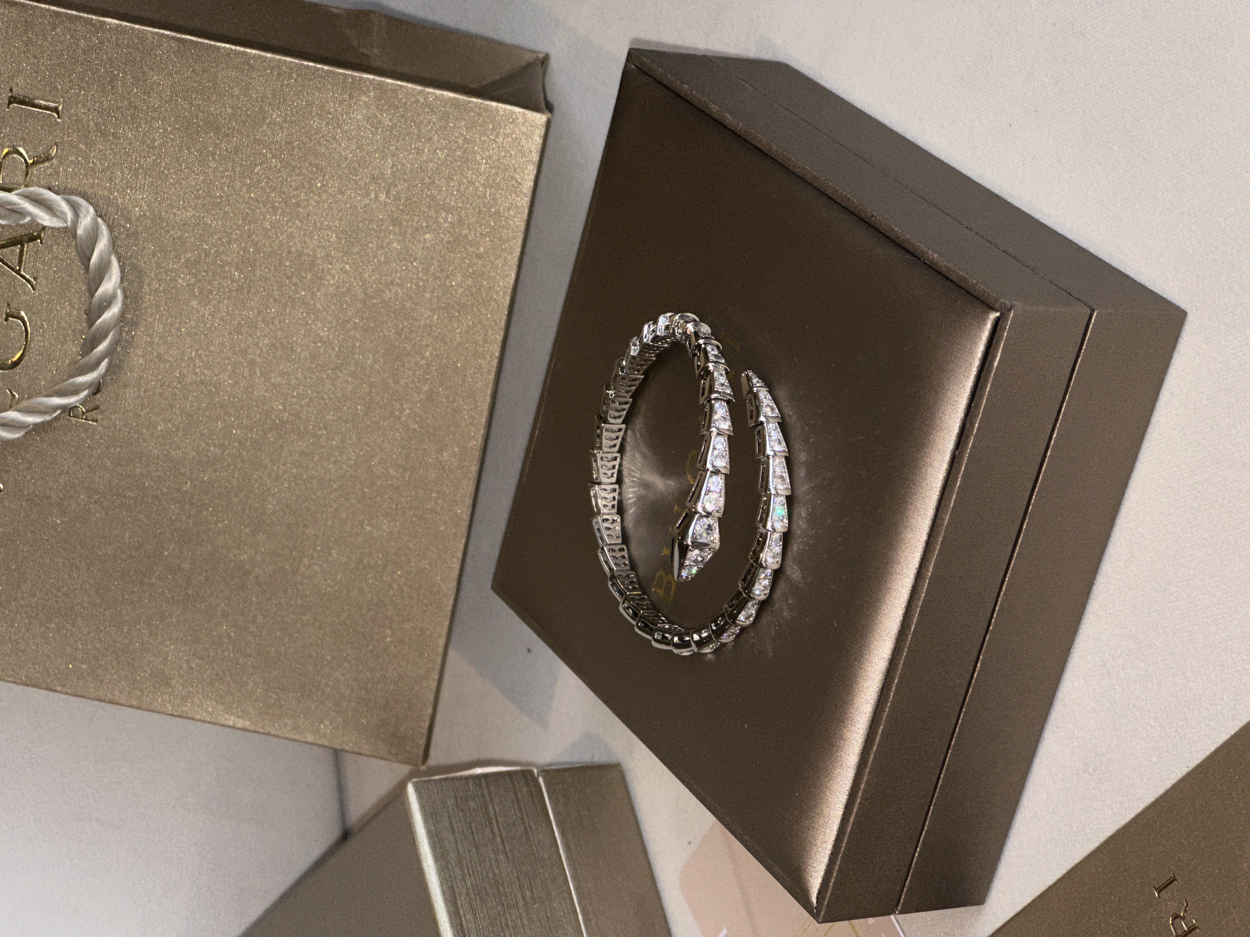 Bvlgari Bracelet Serpenti Viper White Gold 18k