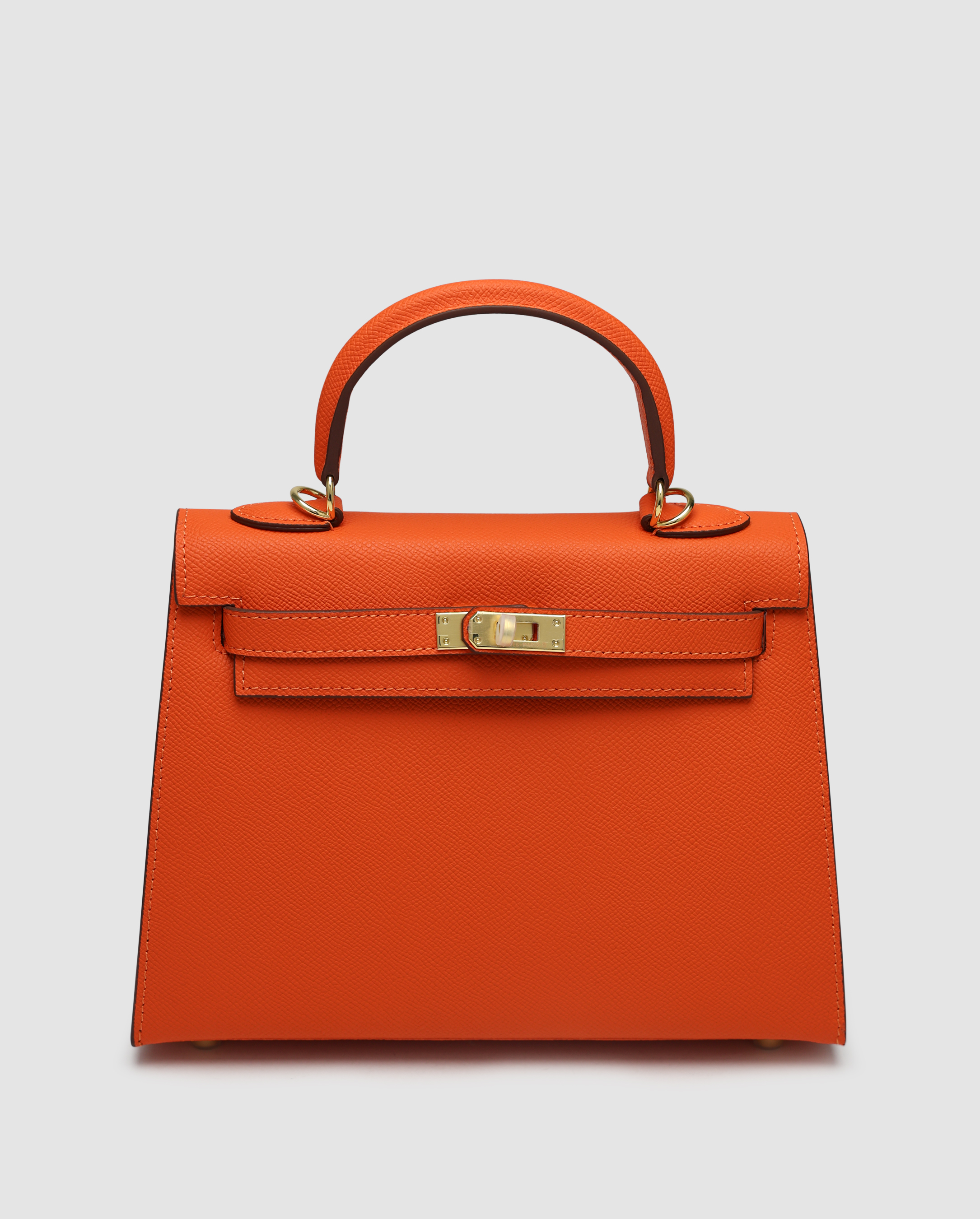 Hermes Epsom Kelly 25 Orange H/Gold