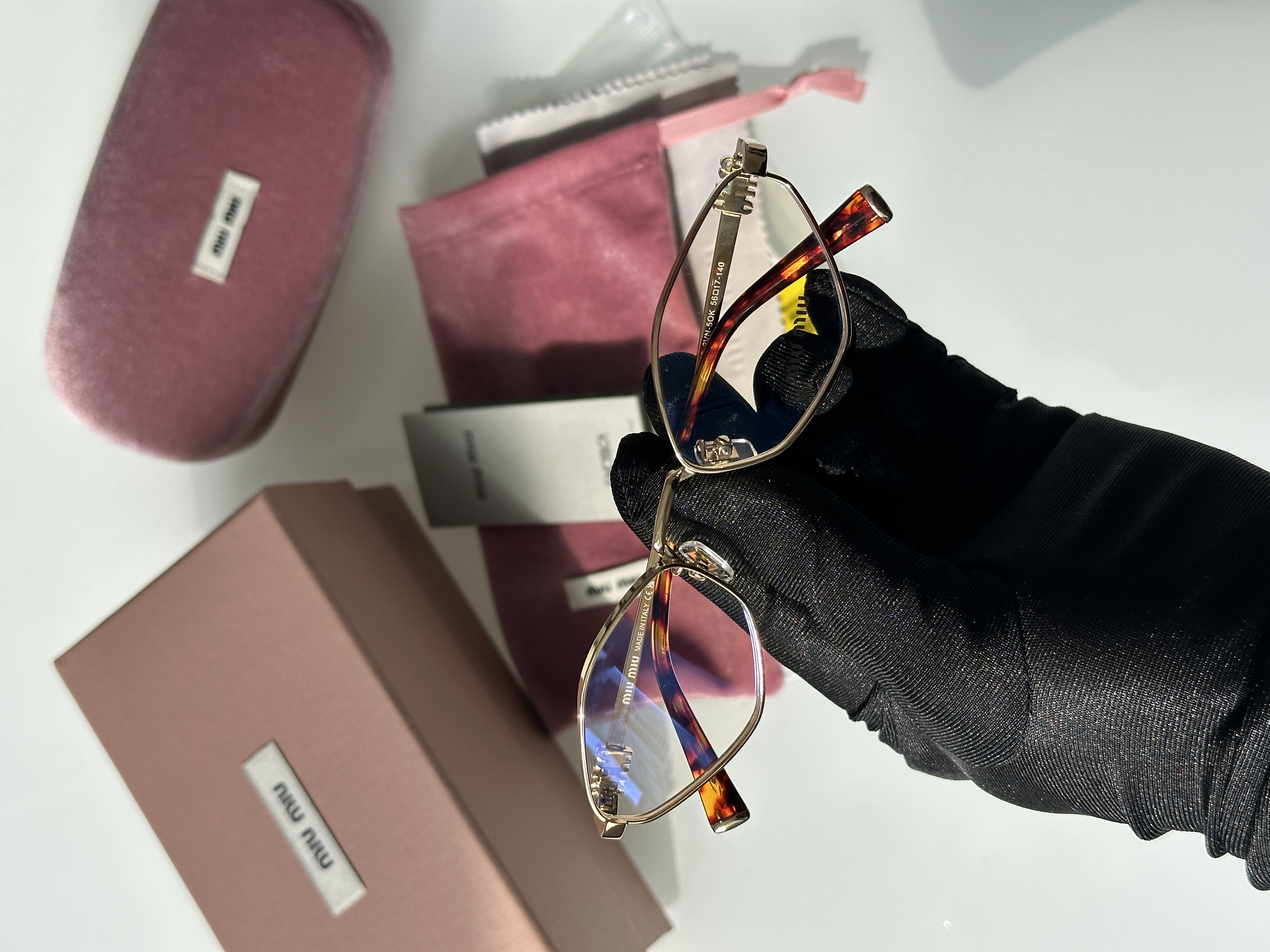 Miu Miu SMU56ZS 2VN-50K Gold 56/17/140