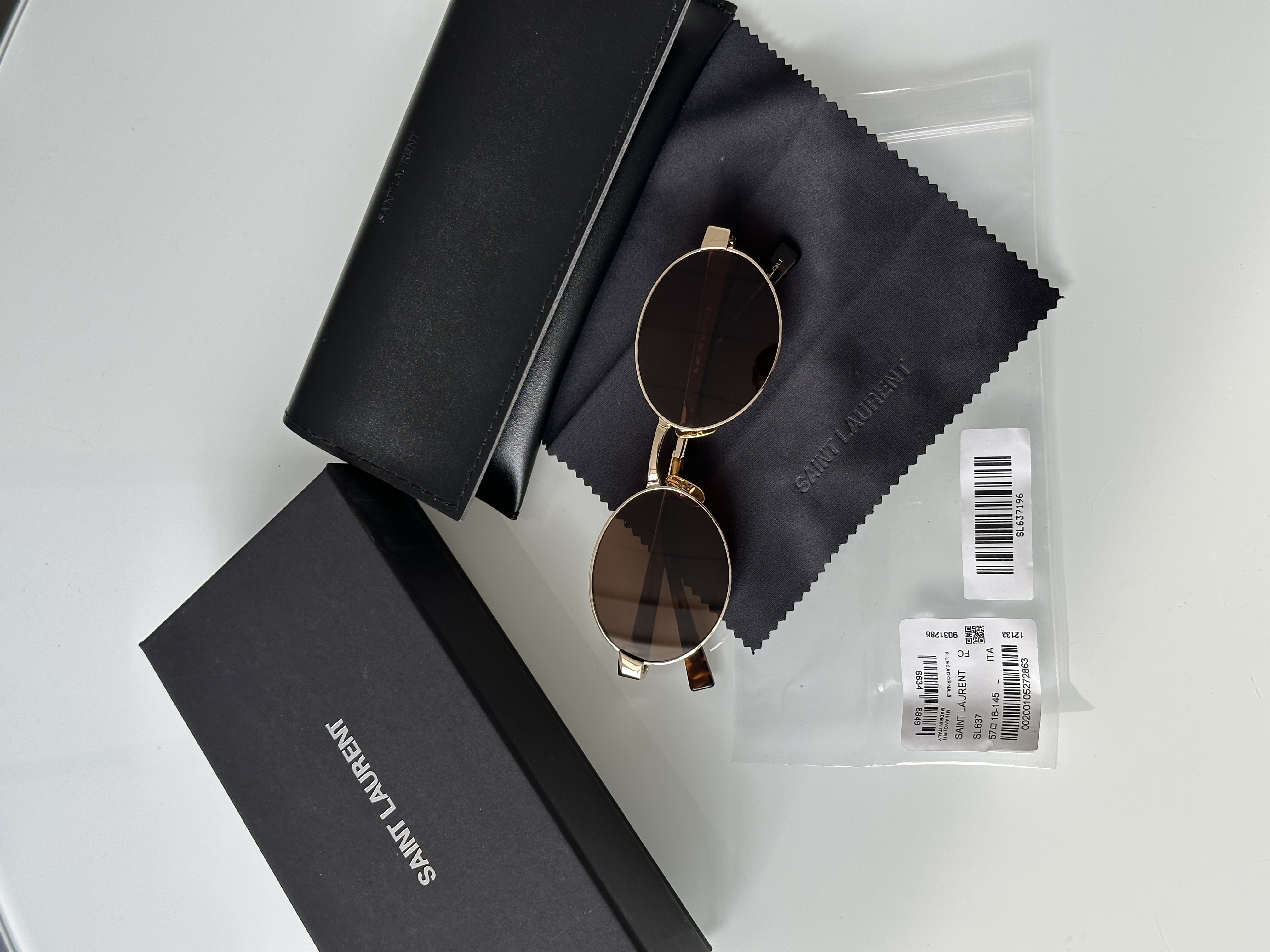 Saint Laurent SL 692 002 Brown/Gold 56/19/145 M