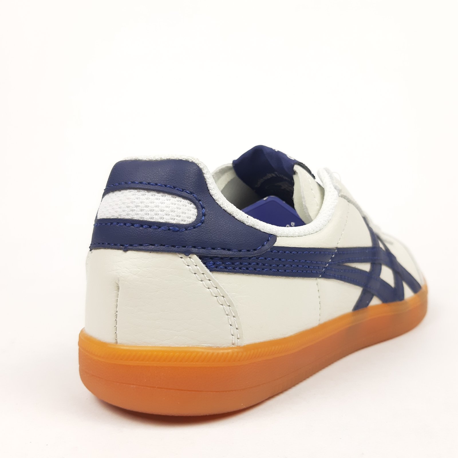 Кроссовки Asics Onitsuka Tiger белые с синим женские резиновые демисезонные повседневные спортивная обувь