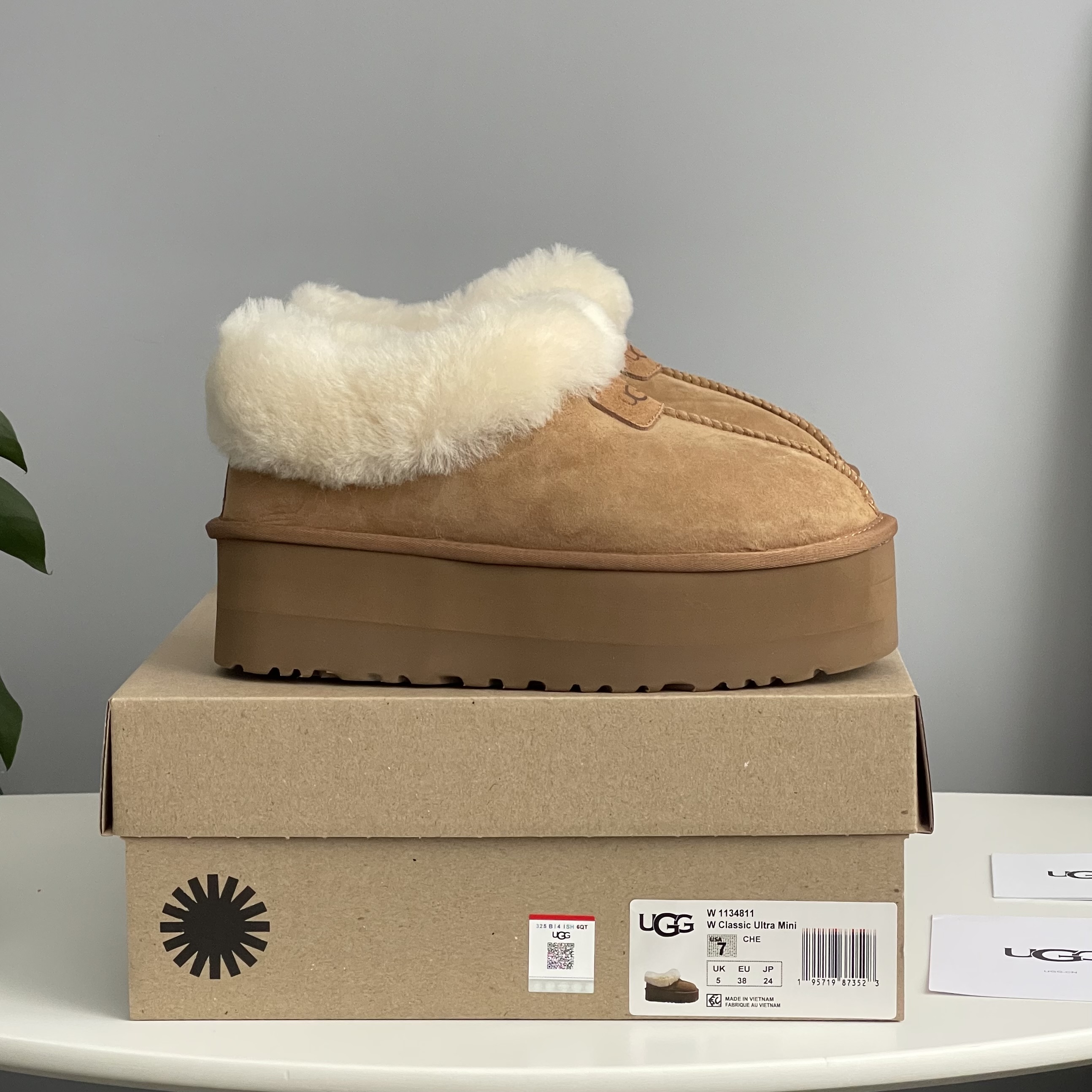 Ugg Coquette Platform Chestnut