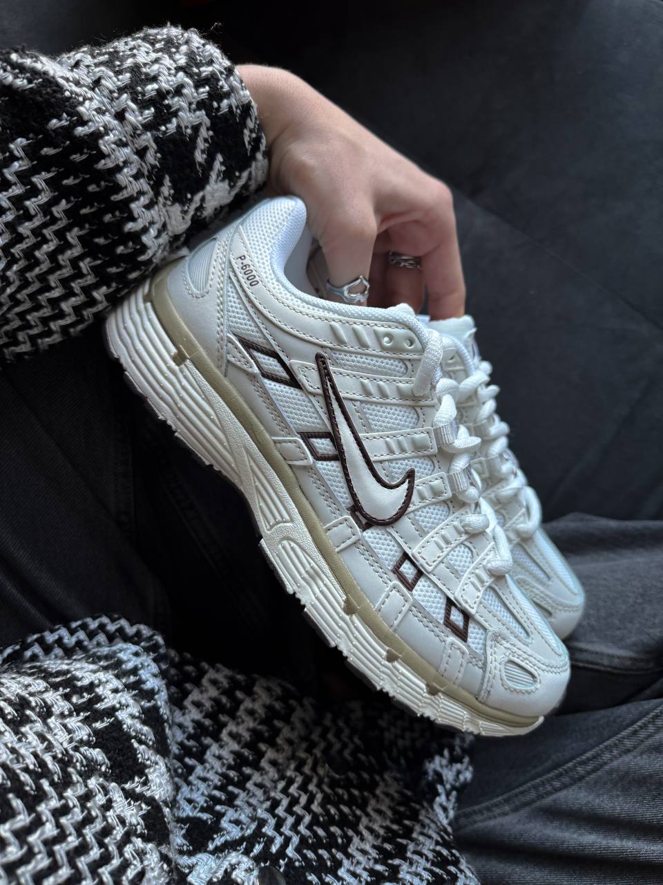 Nike P-6000 White/Black