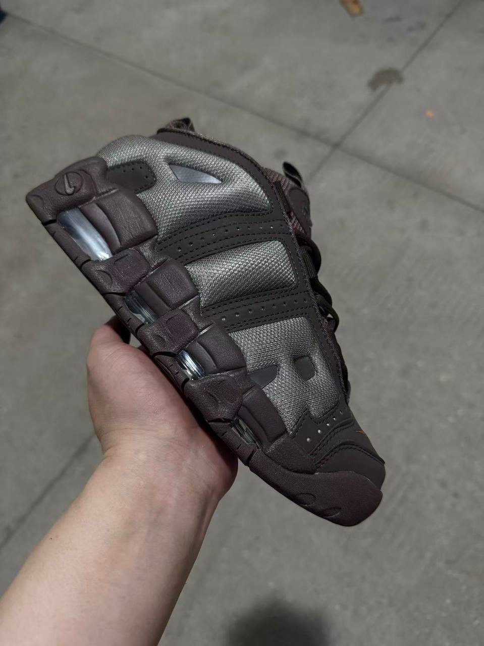 Nike Air More Uptempo Low Baroque Brown мініатюра 2