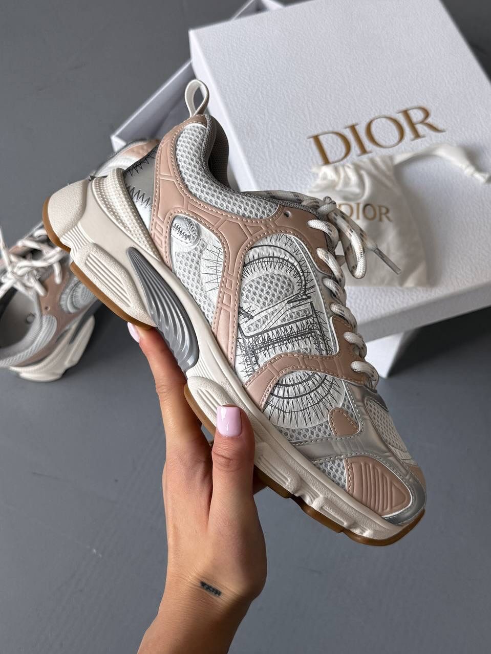 Christian Dior Chrono Pink Silver