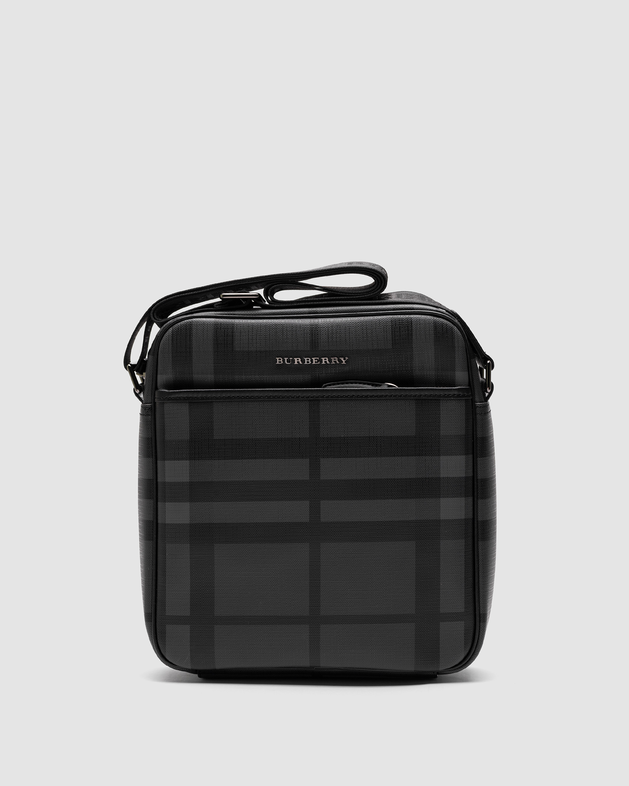 Burberry Large Messenger Bag Men Crossbody Shoulder Bag Grey