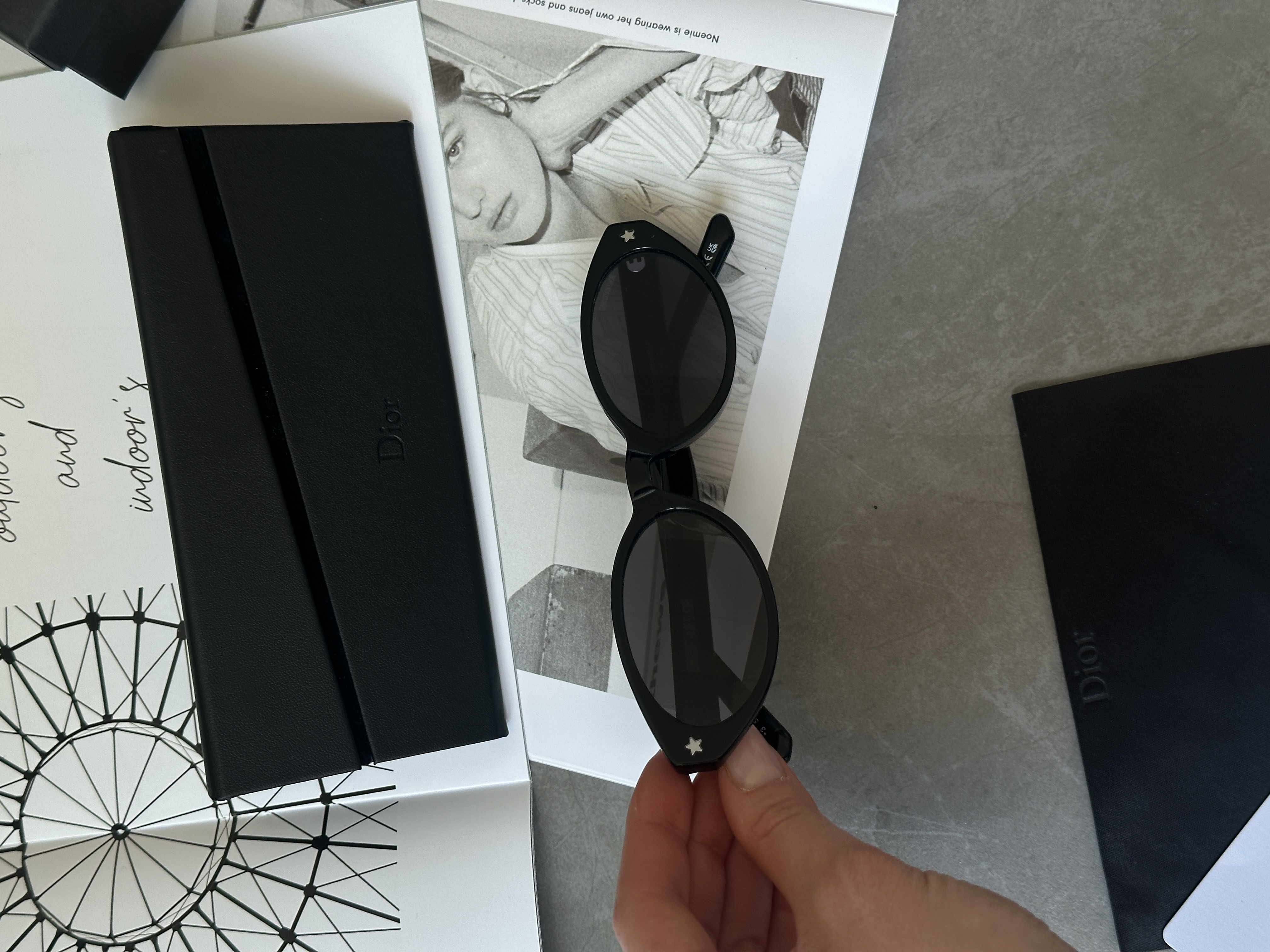 Christian Dior Black/Black Dior Pacific R1F 53/20/145 (золота фурнітура)