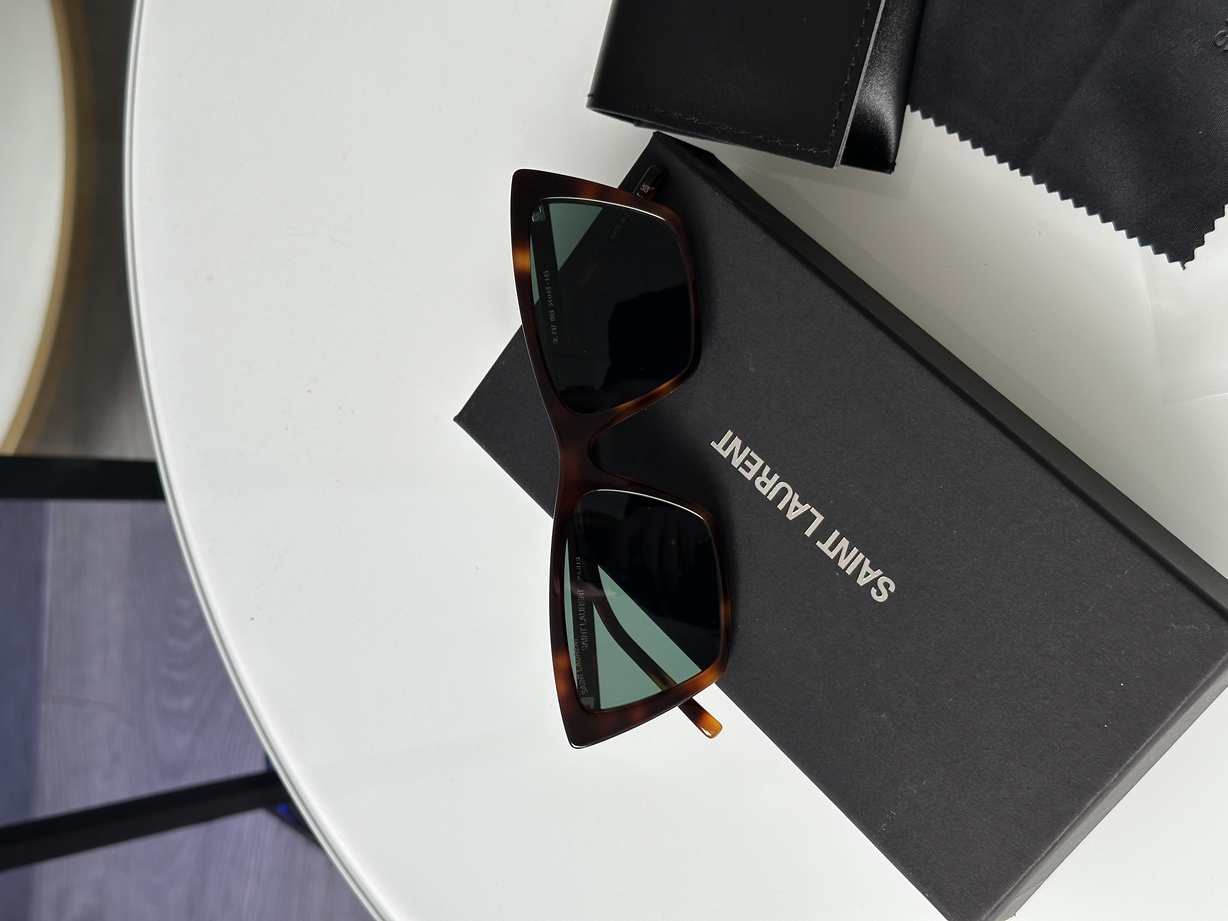 Saint Laurent SL 737 003 Leo/Green 54/16/145