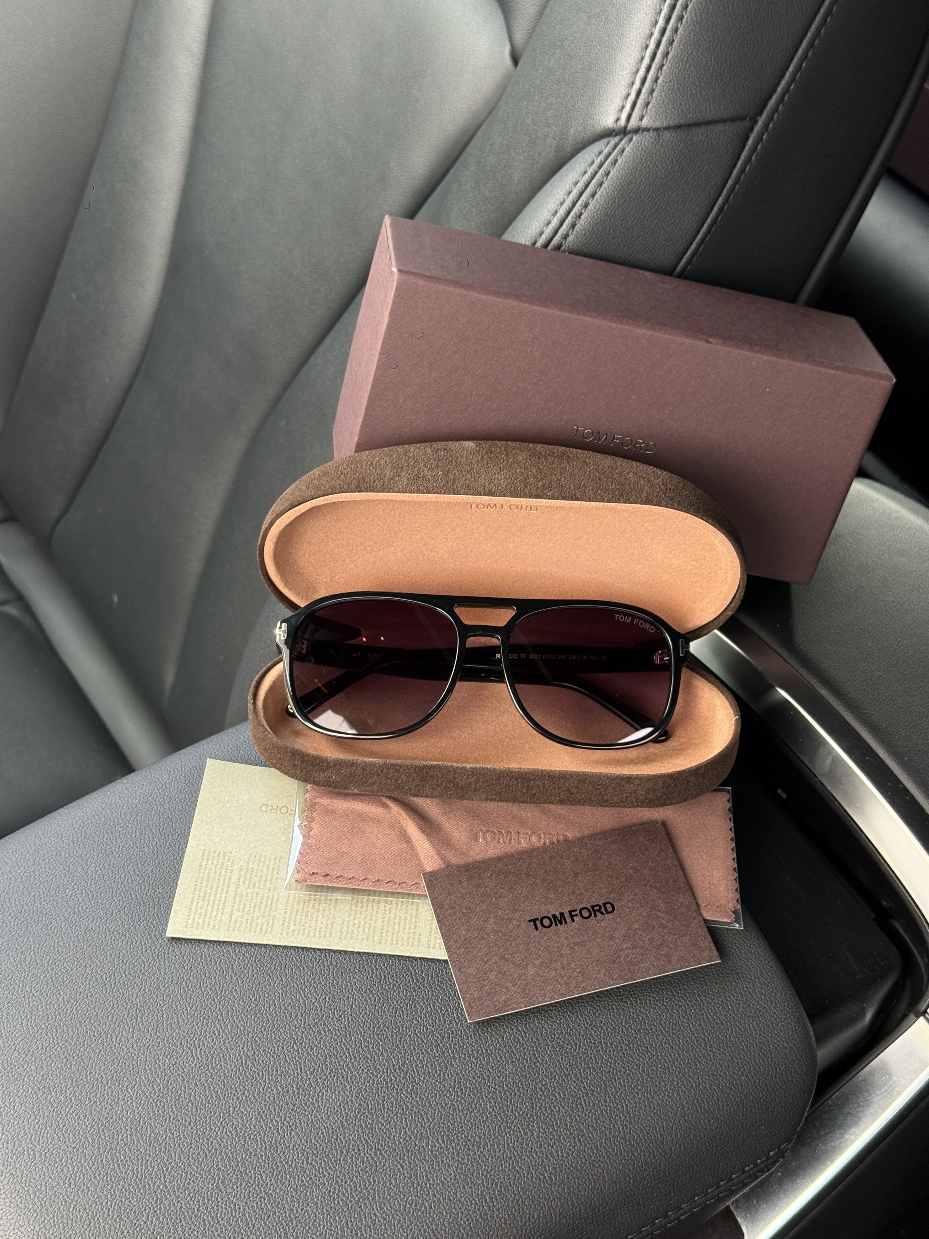 Tom Ford Blue/Black Tara-02 TF1022 ECO 56F 58/16/140