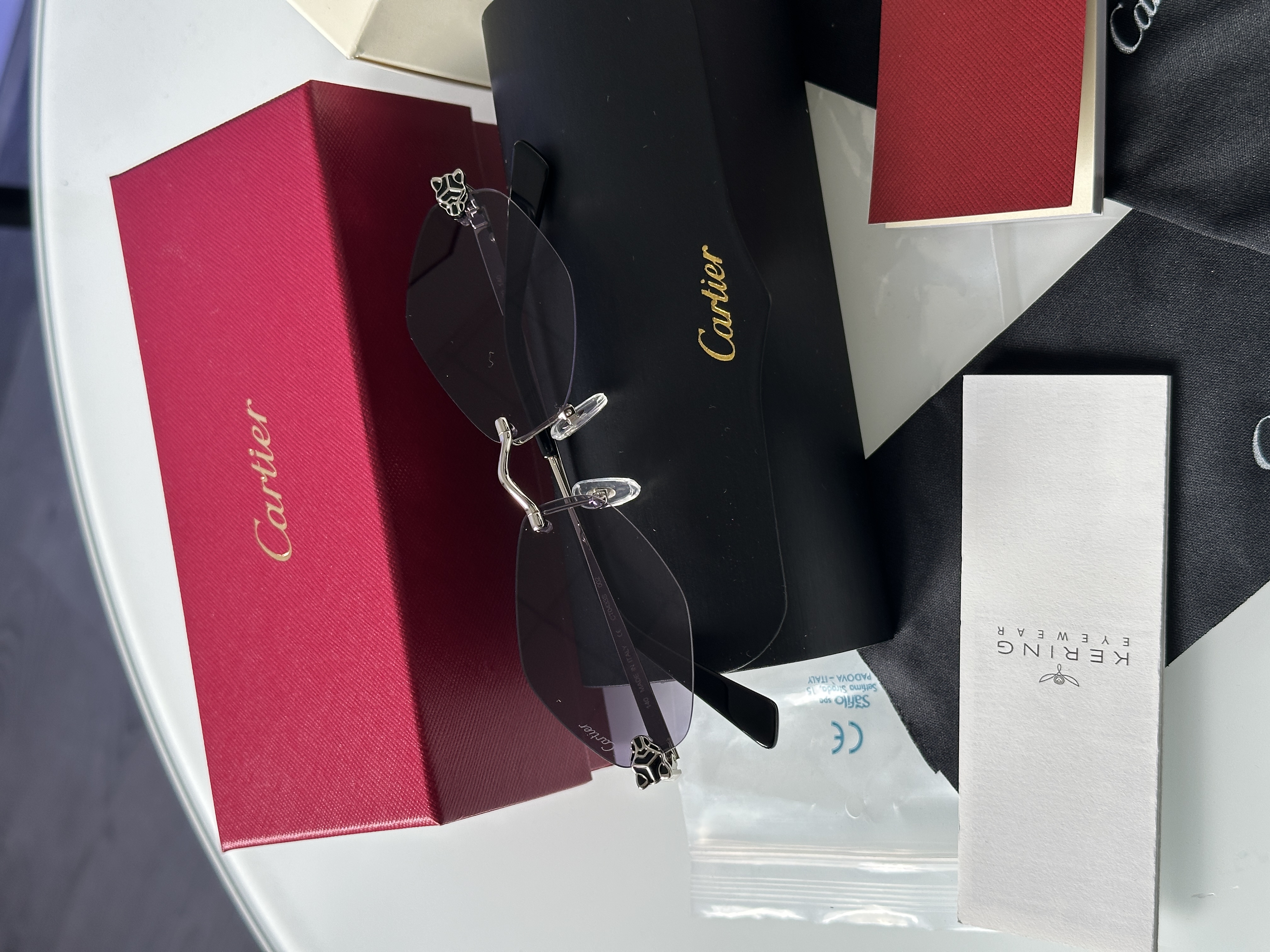 Cartier Panthère Losange Blue/Silver CT0433S 002 55/20/140