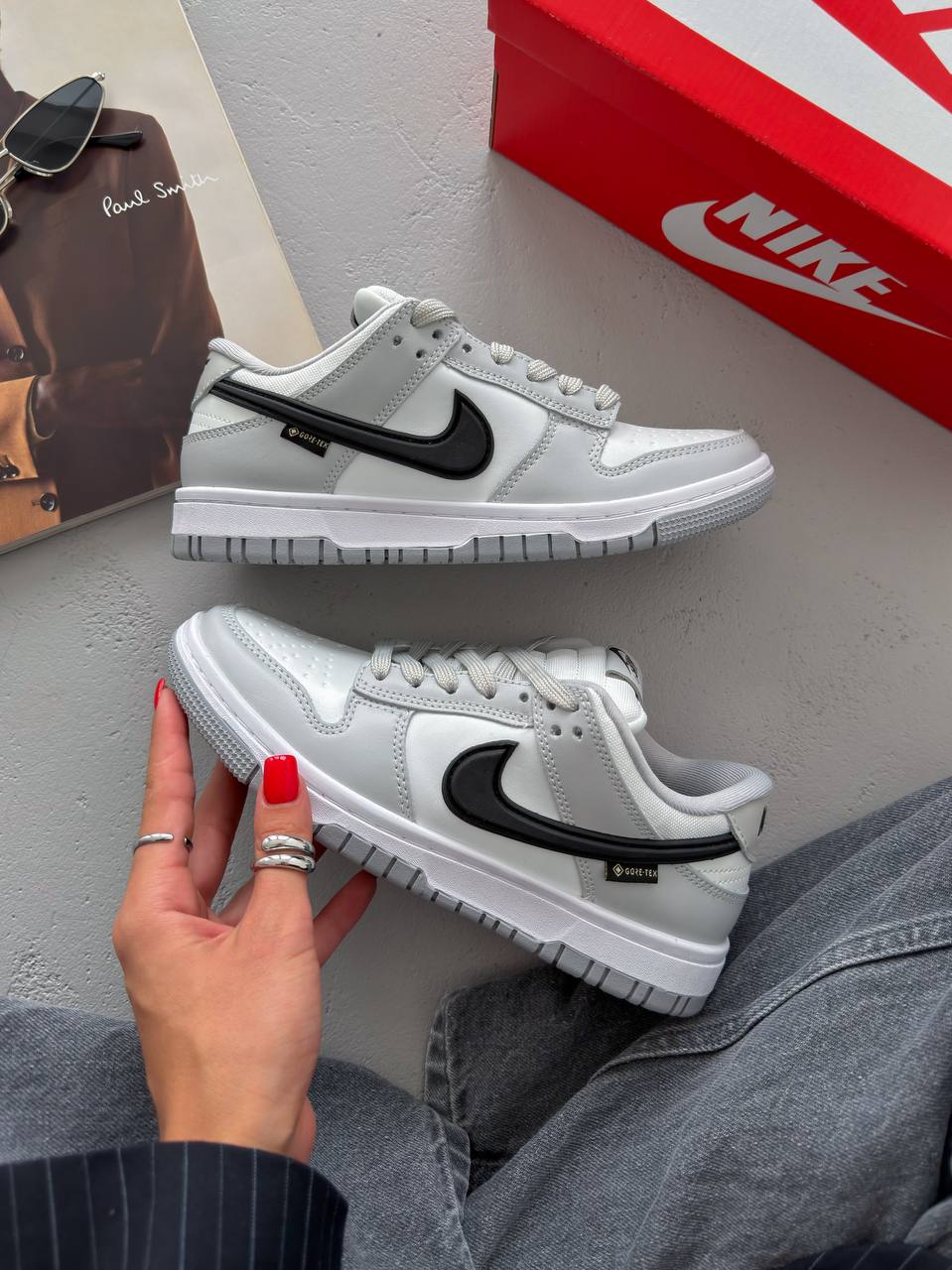 Nike Dunk Low GORE-TEX "Summit White / Light Smoke Grey"