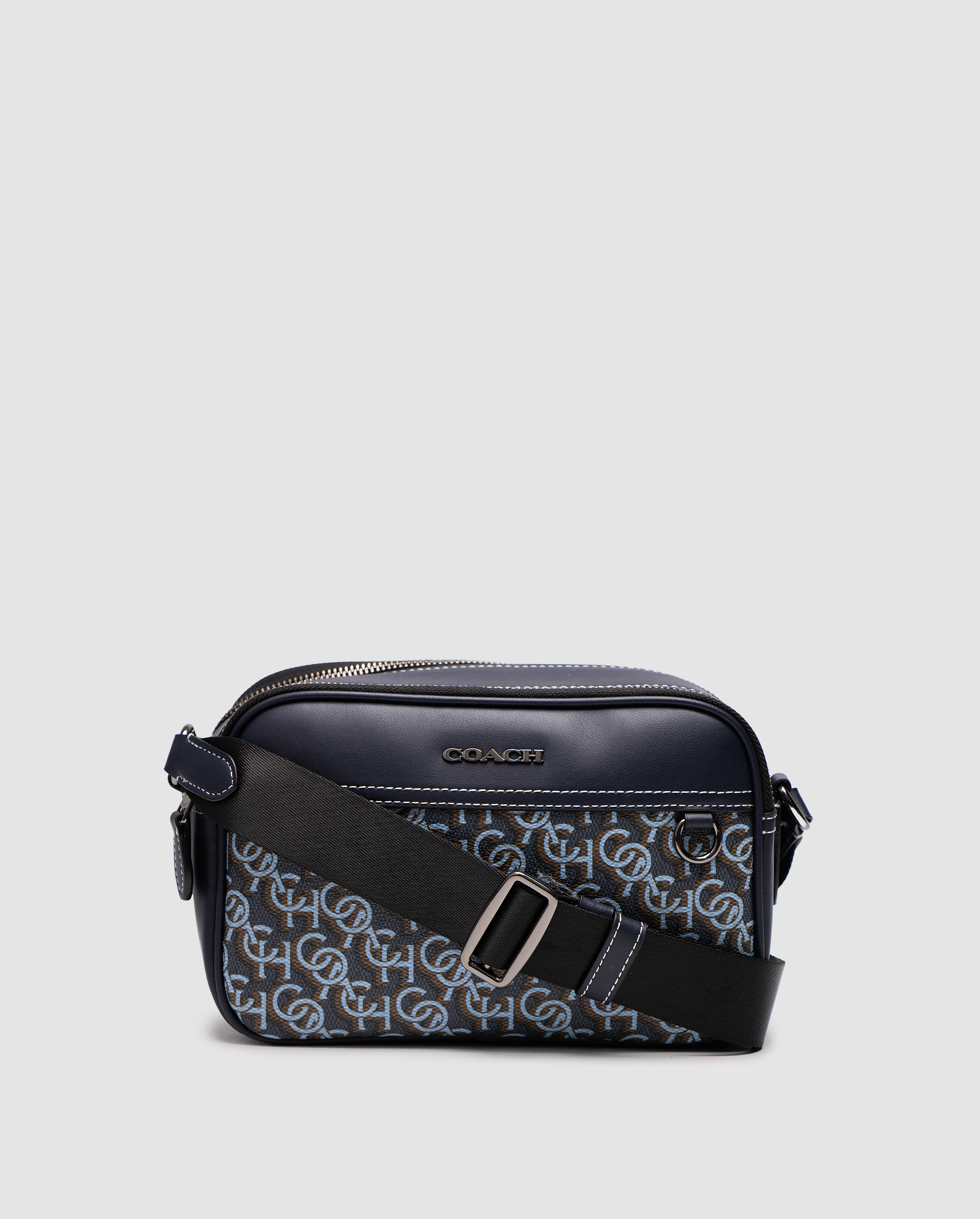 Coach Graham Crossbody With Monogram Print Blue