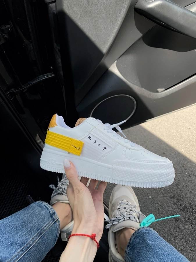 Nike N354 White Yellow