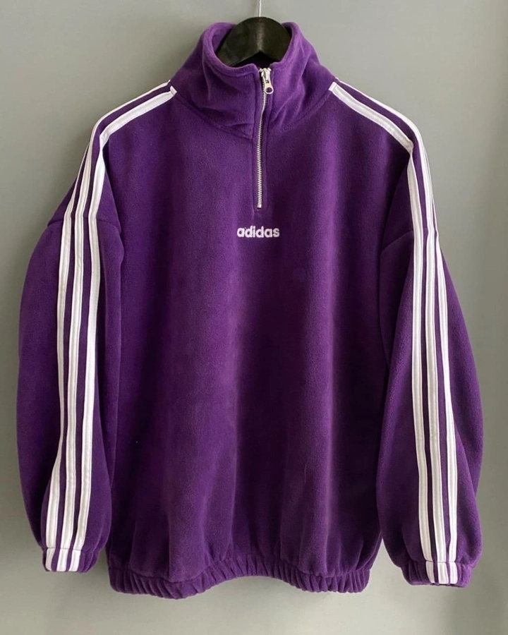 Adidas Фіолетовий флисовый Світшот — головне фото товару