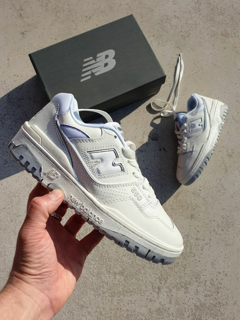 New Balance 550 Beige Grey — головне фото товару