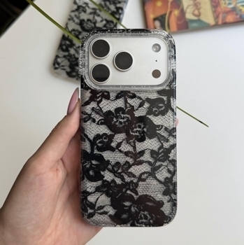 📱Чохли Чохол iPhone Girl Flowers Black, фото 7