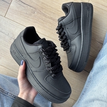 Nike Nike Air Force 1 Low Black Rope Laces