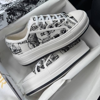 Dior Dior Walk’n Platform Sneaker White Black
