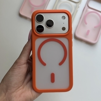 📱Чохли Чохол iPhone Colour MagSafe Orange, фото 7