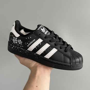 Adidas Adidas Superstar Black Snowflakes