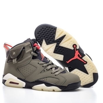 Jordan Jordan 6 x Travis Scott Retro Olive, фото 8