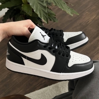 Jordan Jordan 1 Low Black White, фото 2
