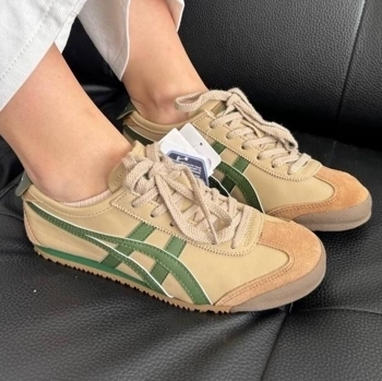 Asics Asics Onitsuka Tiger 66 Tokuten Beige Green Brown, фото 3