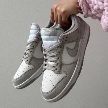 Nike Nike SB Dunk Low Grey White ЗАМШ