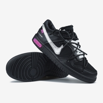 Nike Nike Dunk x Off White Black White Violet 50/50, фото 2