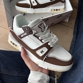 Louis Vuitton Louis Vuitton Trainer White Brown