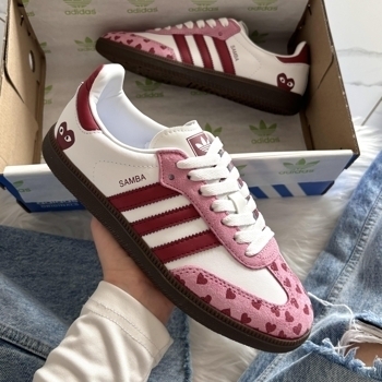 Adidas Adidas Samba x Comme des Garçons Play White Pink