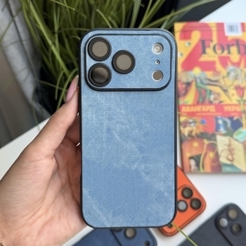 📱Чохли Чохол iPhone Texture Light Blue, фото 7