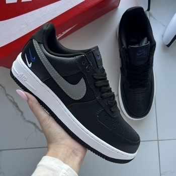 Nike Nike Air Force 1 Low Se Mini Swoosh Casual Shoes Black