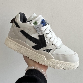 Off-White Sponge Off-White Sponge Mid Top White Black 📦