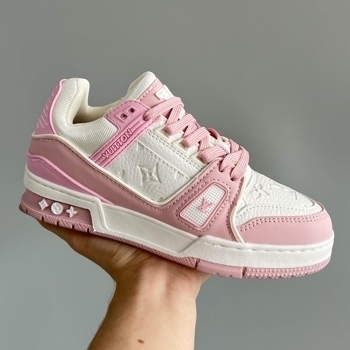 Louis Vuitton Louis Vuitton LV Trainer White Pink 📦