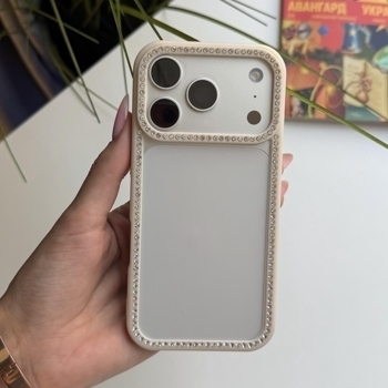 📱Чохли Чохол iPhone Beige Стрази, фото 6