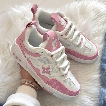 Louis Vuitton Louis Vuitton Skate Sneaker White Pink