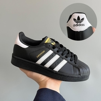Adidas Adidas Superstar Black (чорний логотип), фото 2