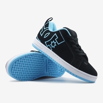 DC DC Court Graffik Black Blue 📦 БІЛЬШЕМІРЯТЬ Див см