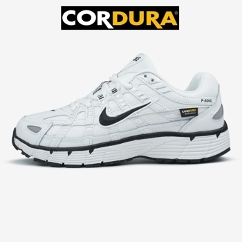 Nike Nike P-6000 White Black Swoosh Cordura