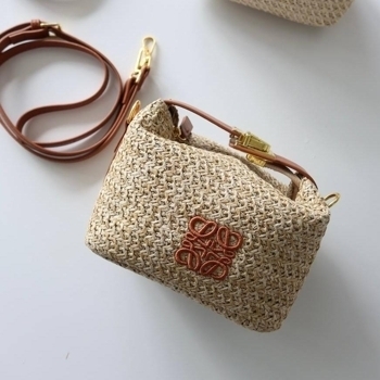 Loewe Loewe Anagram Raffia Mini, фото 6