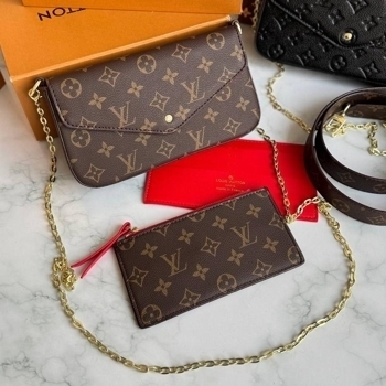 Louis Vuitton Louis Vuitton Felicie Pochette Brown, фото 6