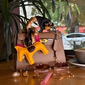 Hermes Hermès Kelly 20 Twilly Coffee, фото 10
