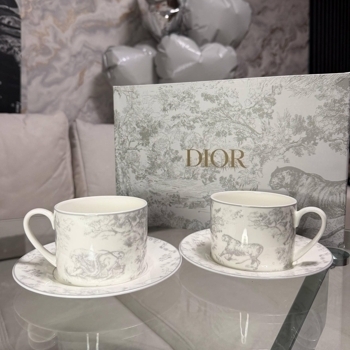 Dior Набір чашок Dior Light Grey, фото 11