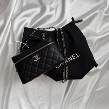 Chanel Chanel Caviar Quilted Vanity Case With Chain, фото 11