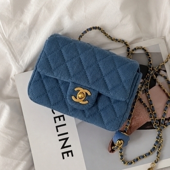 Chanel Chanel Classic Flap Mini Denim Blue, фото 11