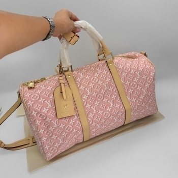 Louis Vuitton Louis Vuitton Keepall 45 Monogram Pink