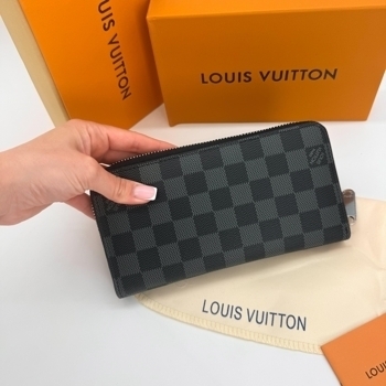 Louis Vuitton Louis Vuitton Zippy Wallet Damier Graphite