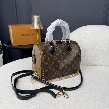 Louis Vuitton Louis Vuitton Trunk 26 Monogram Canvas with Studs and Chain